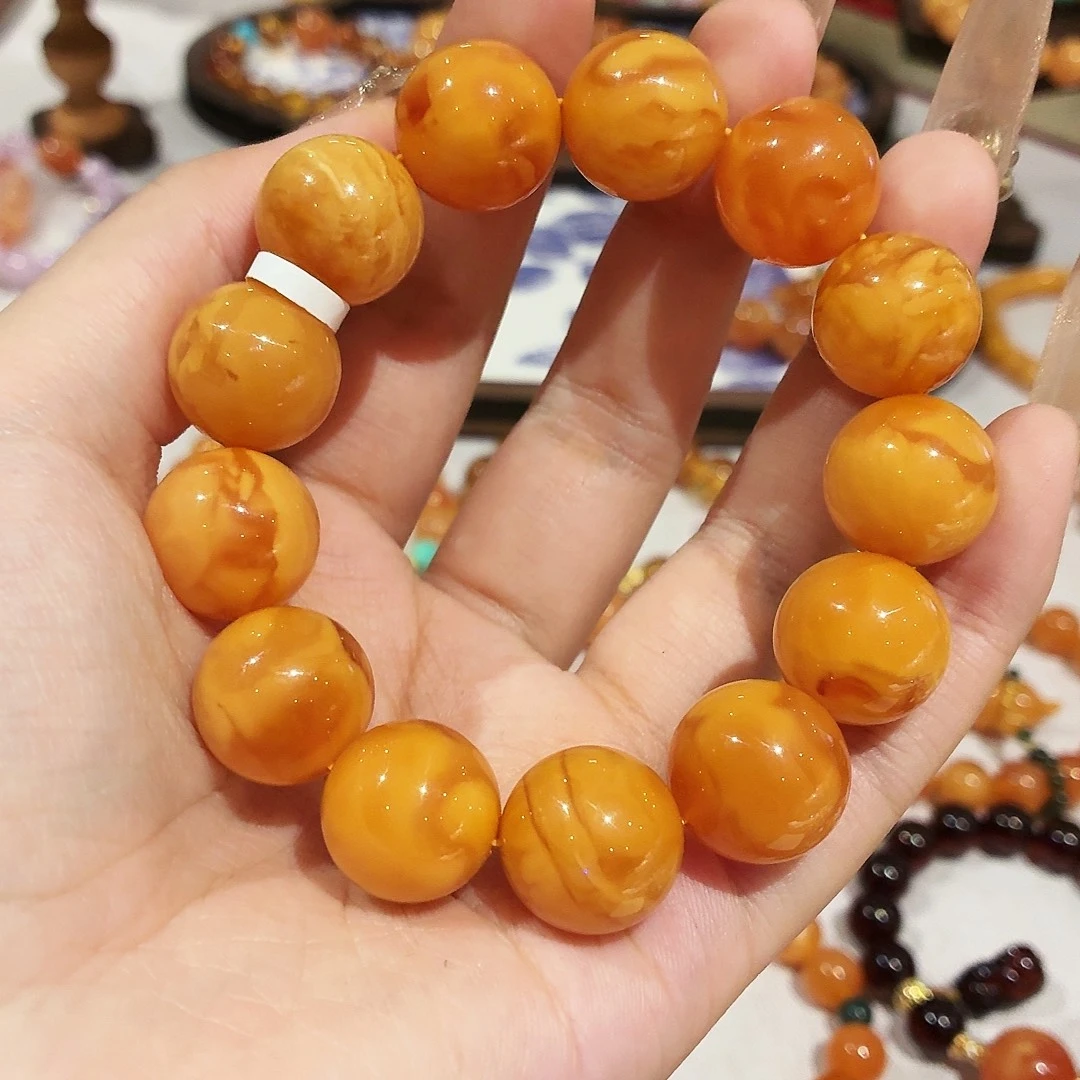 蜜蜡未镶嵌手链手串