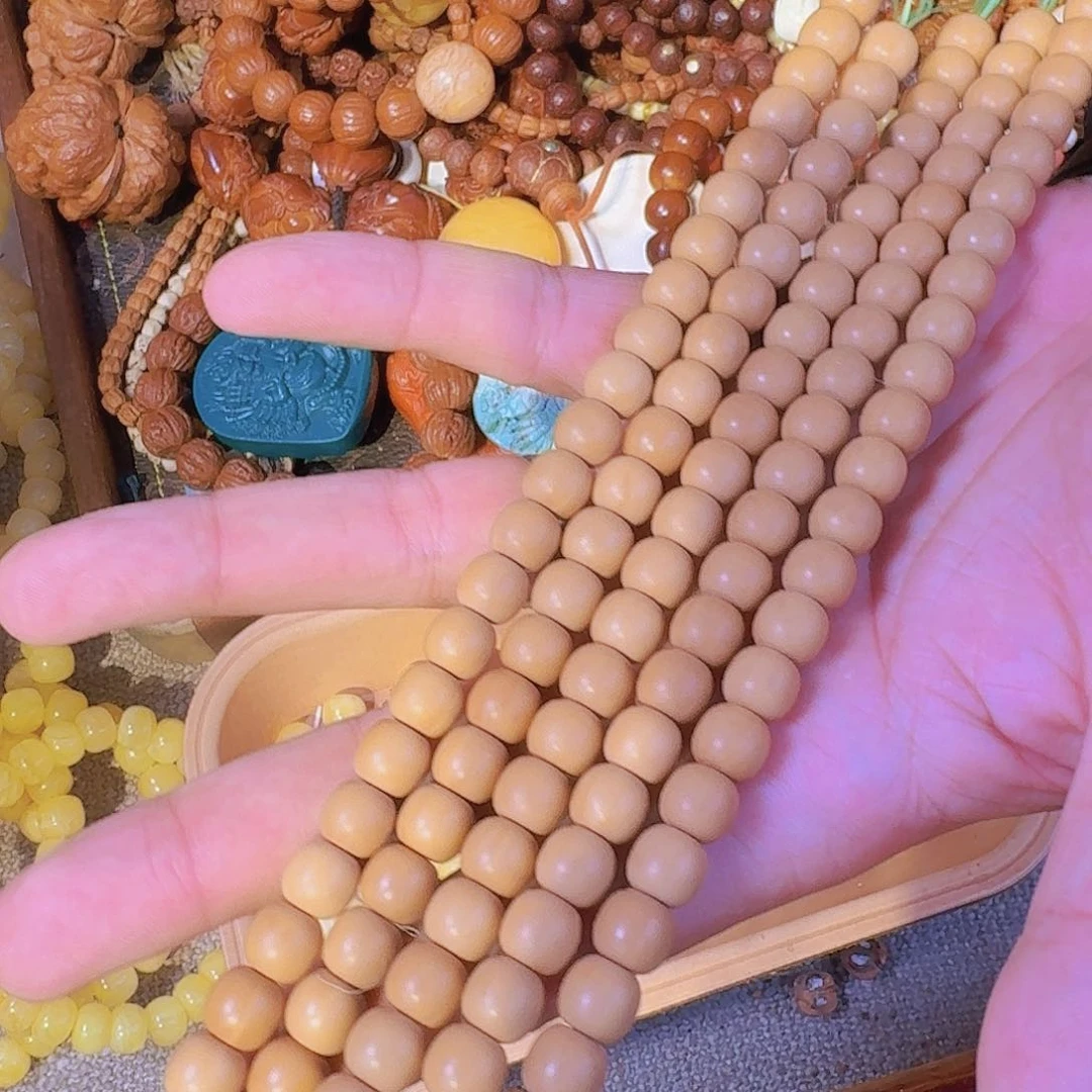 猴头核桃手串8大加全品猴头手串带俄料蜡