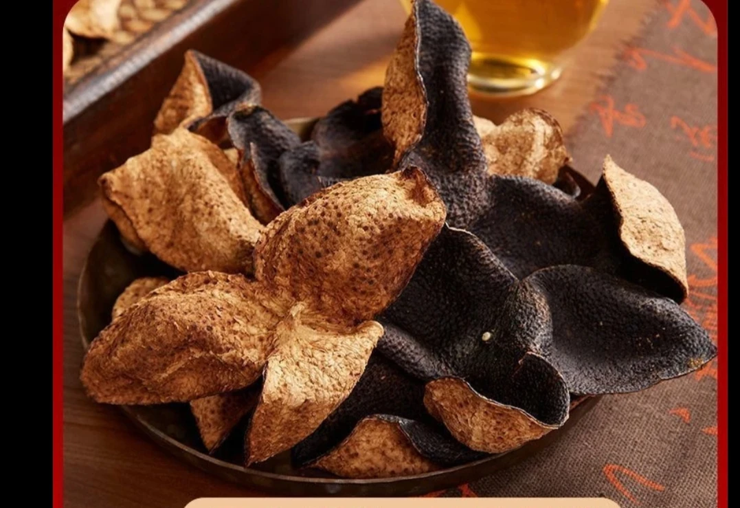 自然陈晒黄金陈皮