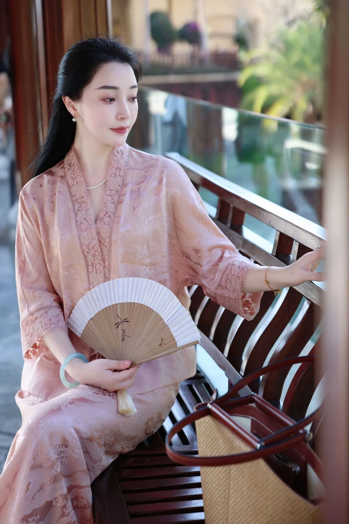 【荞依】新中式夏季温婉桑蚕丝外套