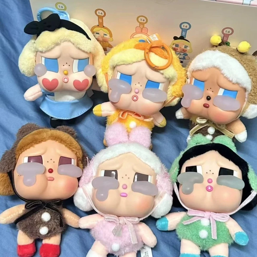 CRYBABY眼泪工厂搪胶脸毛绒公仔盲盒泡泡玛特哭娃盲盒哭娃哭
