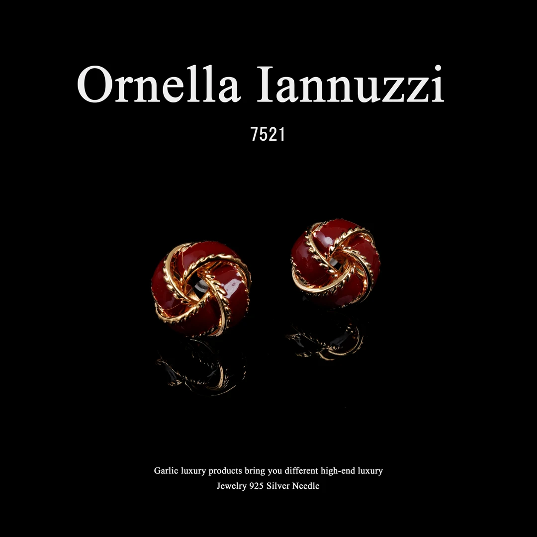 镀K金 Ornella Iannuzzi耳饰~7521