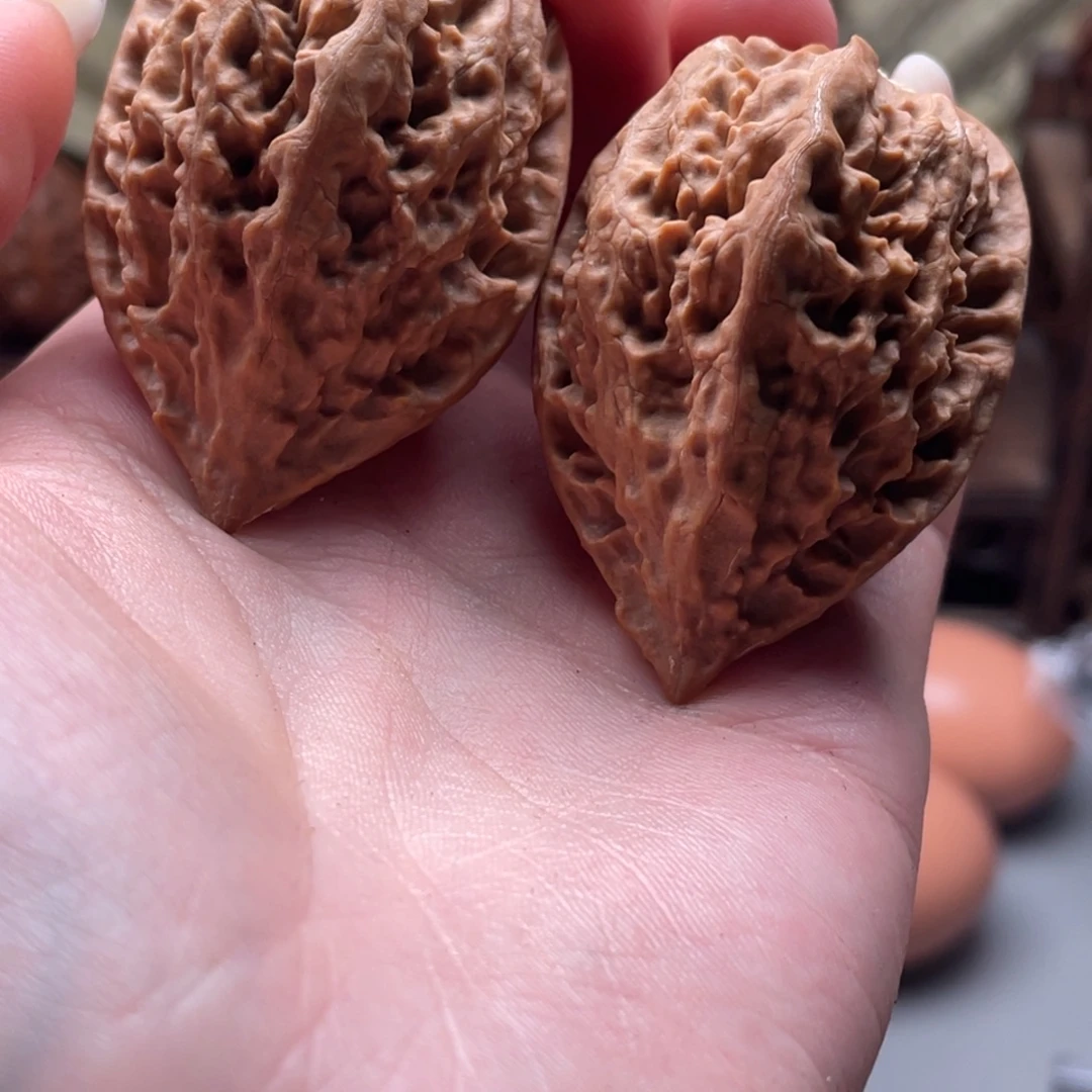 文玩核桃把件楸刀鱼48