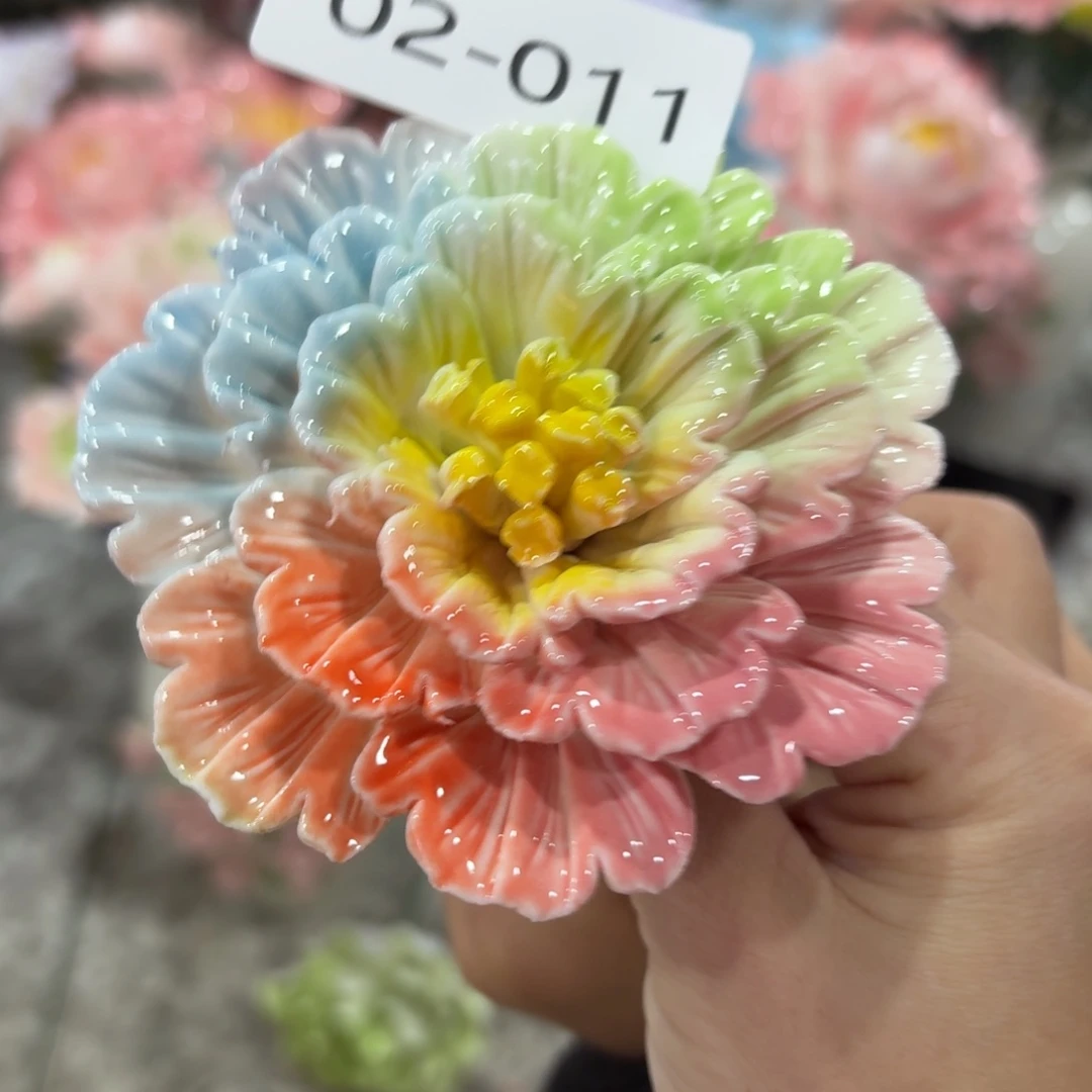 211 陶瓷花拍满20元发货，爱退款拉黑