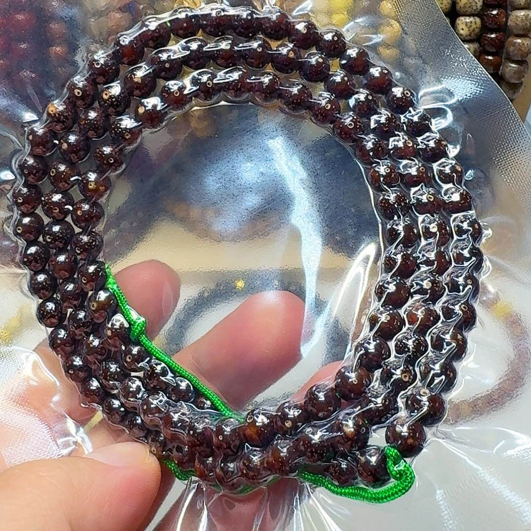 手串星月菩提205黑冰糖星月菩提7圆108