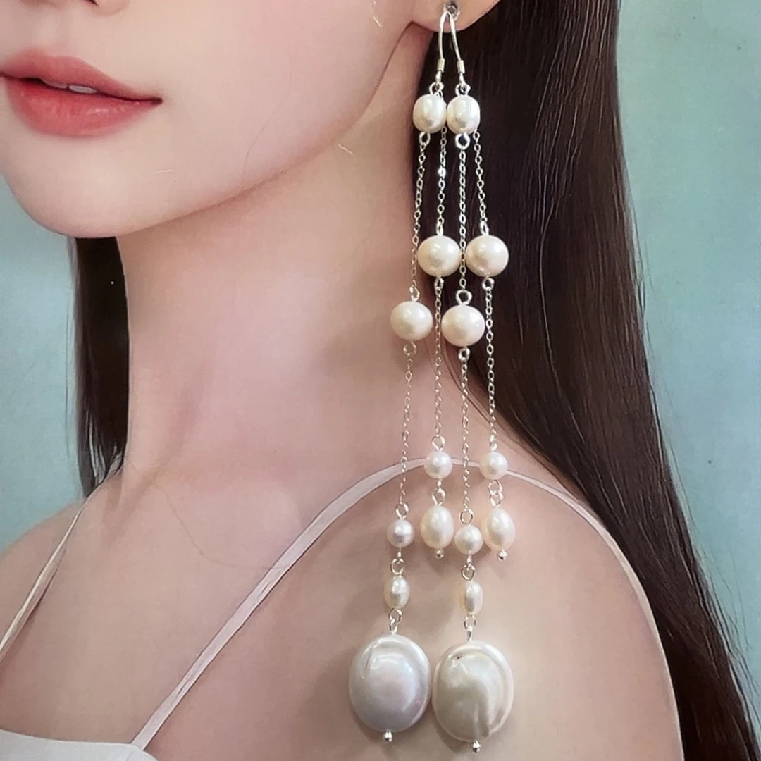 安***姚925银博雅手作S925纯银耳饰