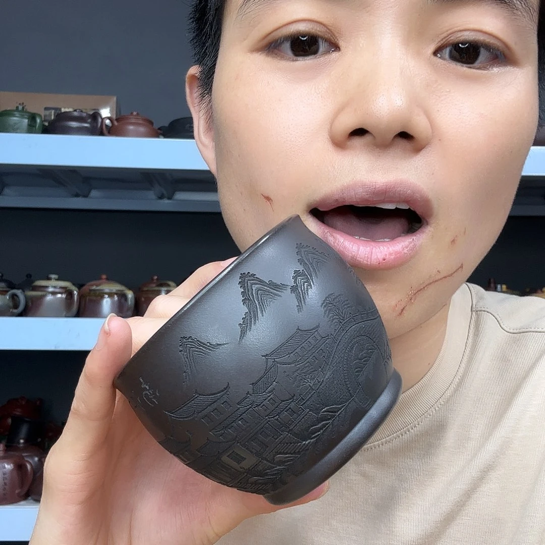 茶壶紫砂民间手艺人全手工制作