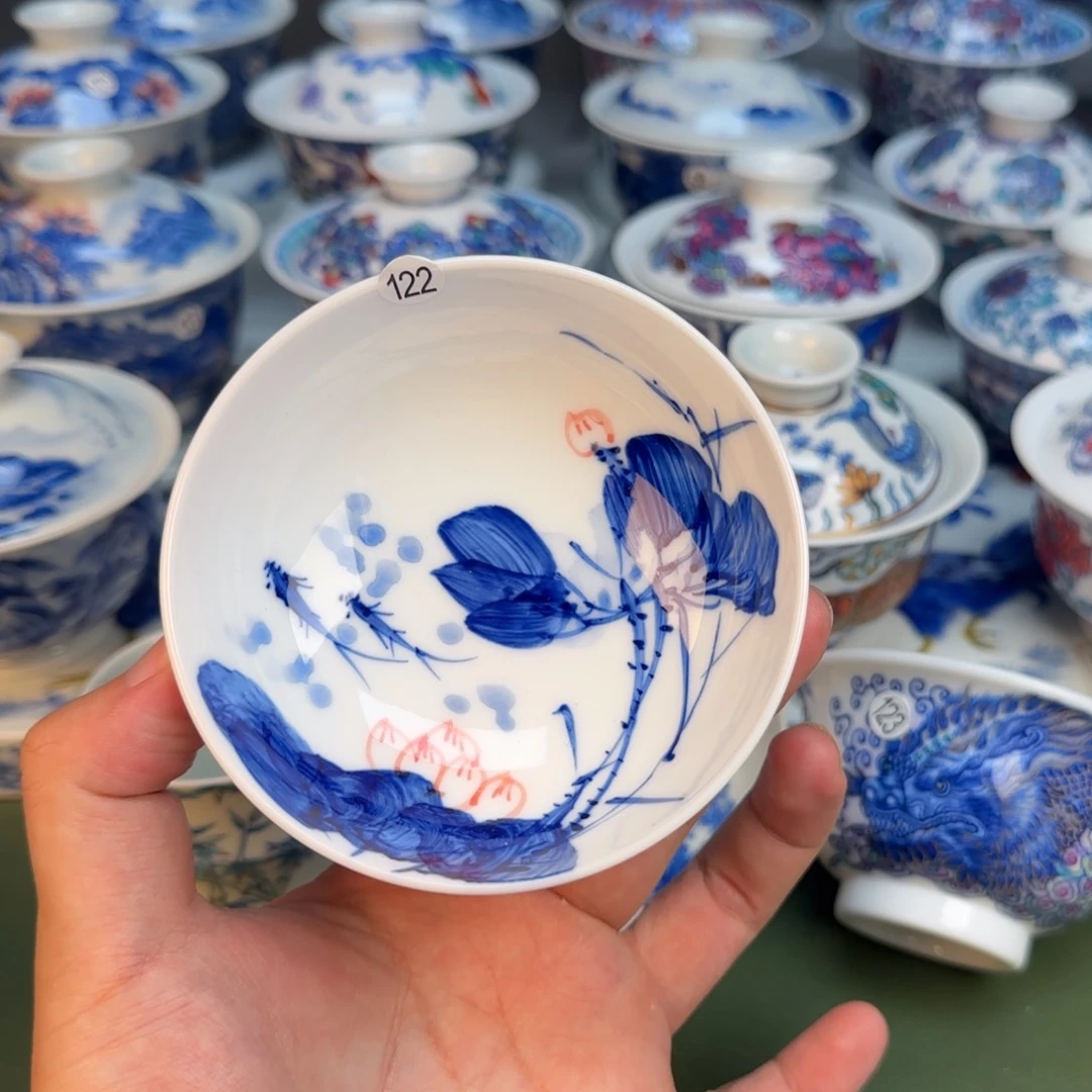 彦祖纯手工手绘茶具122