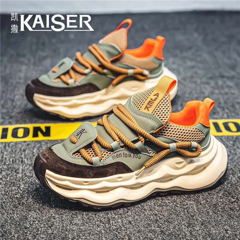 凯撒官方正版男鞋新款舒适耐磨跑步运动鞋子百搭男士休闲潮流板鞋