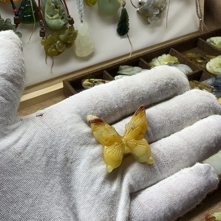 岫玉合金颈饰852258