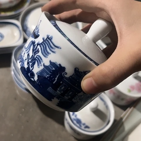 人***天陶瓷炖盅两个老底