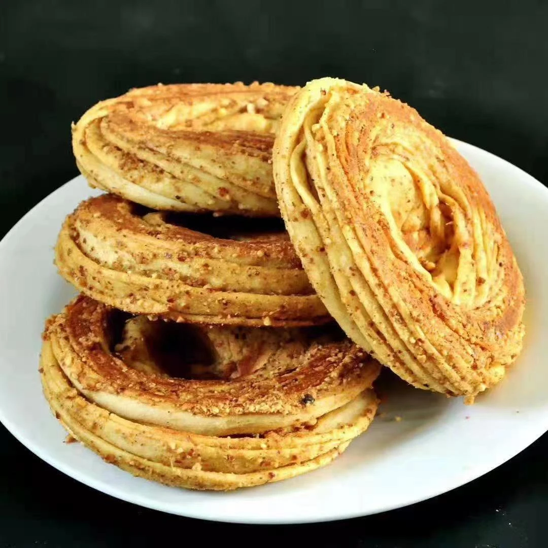 四川正宗   椒盐核桃饼 (干货蔬菜特产)   现称现卖