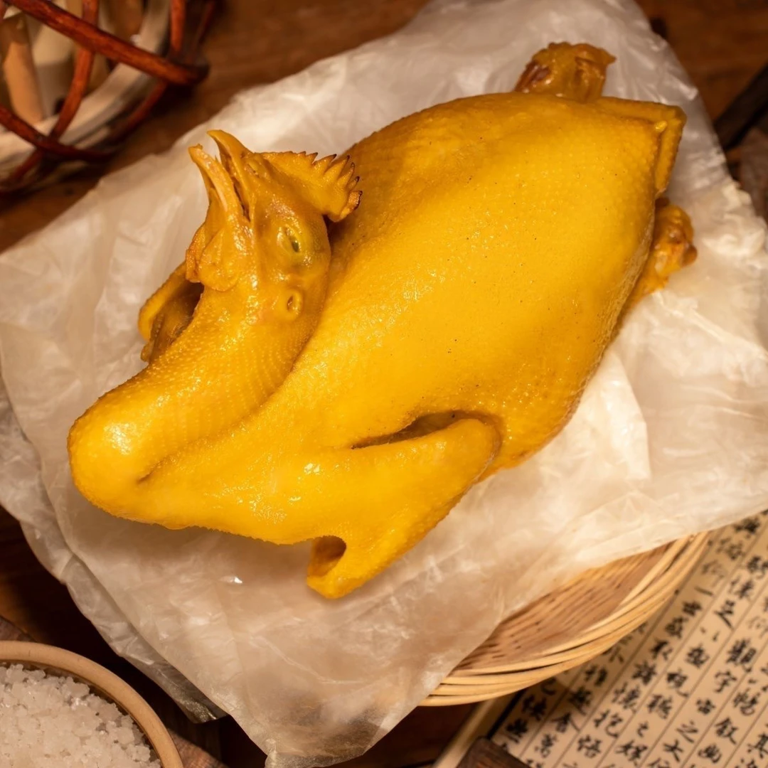 【盐焗嫩鸡】广东梅州盐焗鸡美味正宗加热即食卤味客家熟食