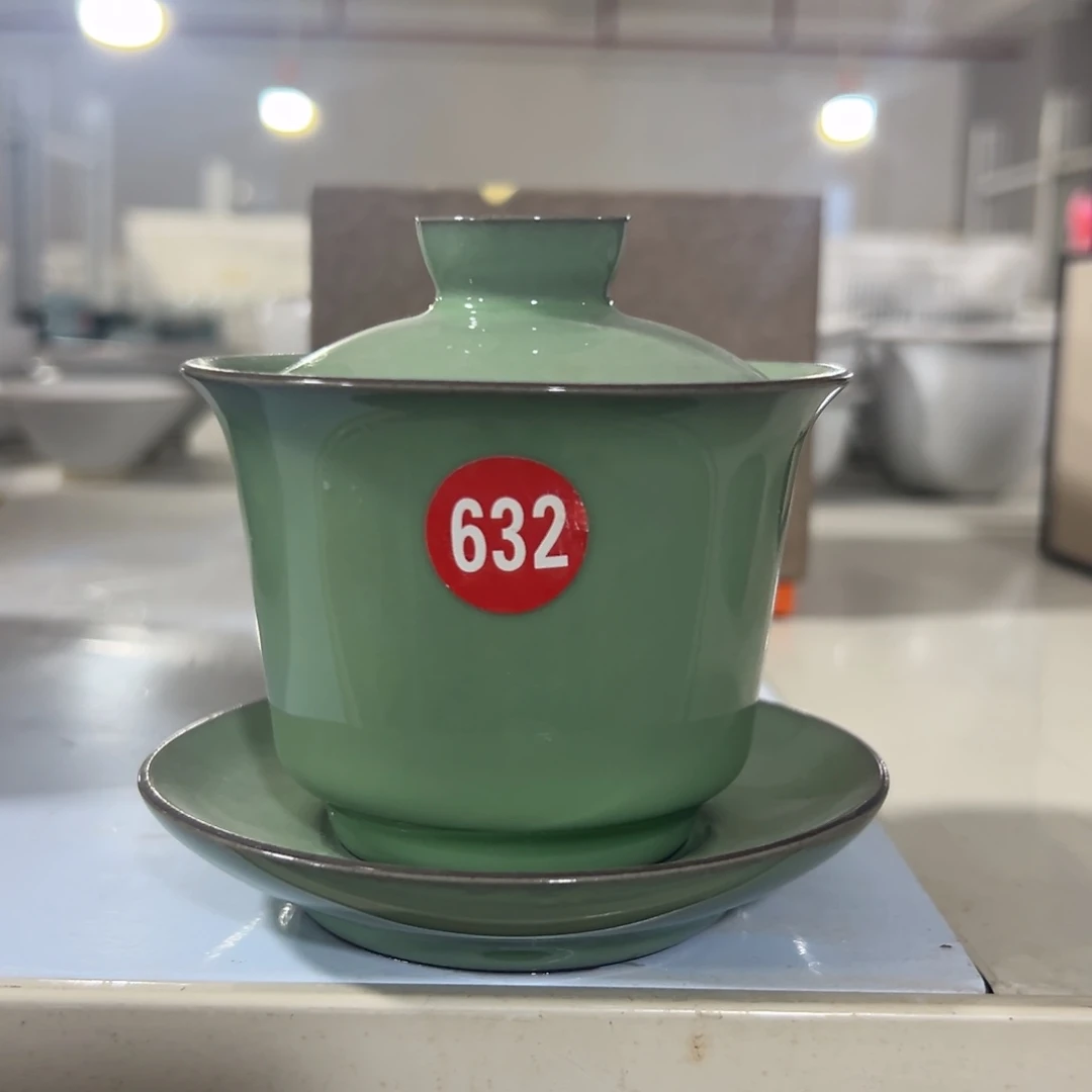 微瑕陶瓷茶壶茶杯家用