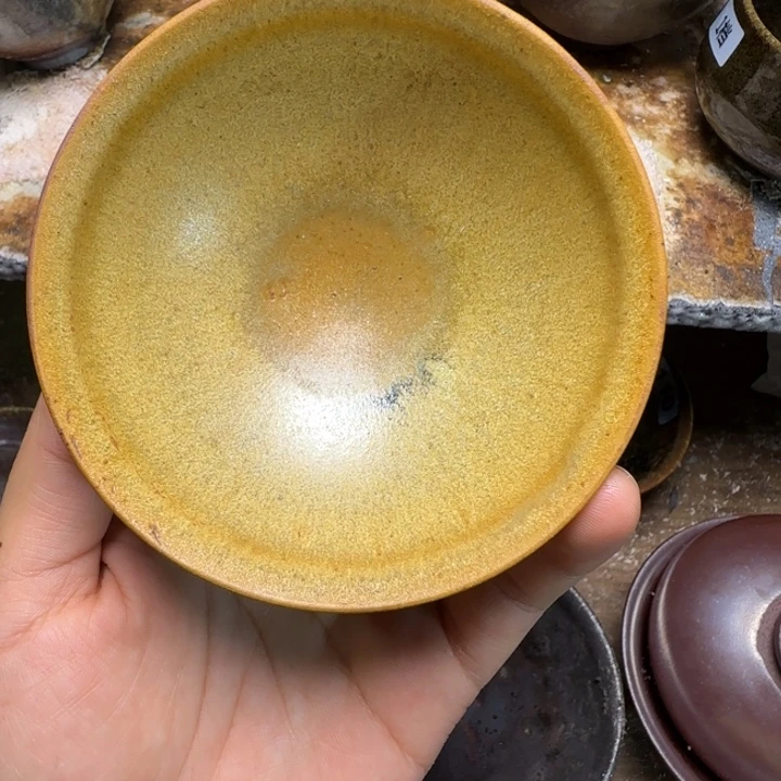 茶盏柴烧建盏闪购链接111微瑕