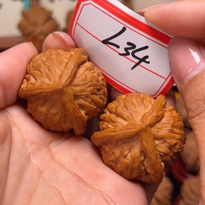 吊坠文玩核桃36大红袍奔34