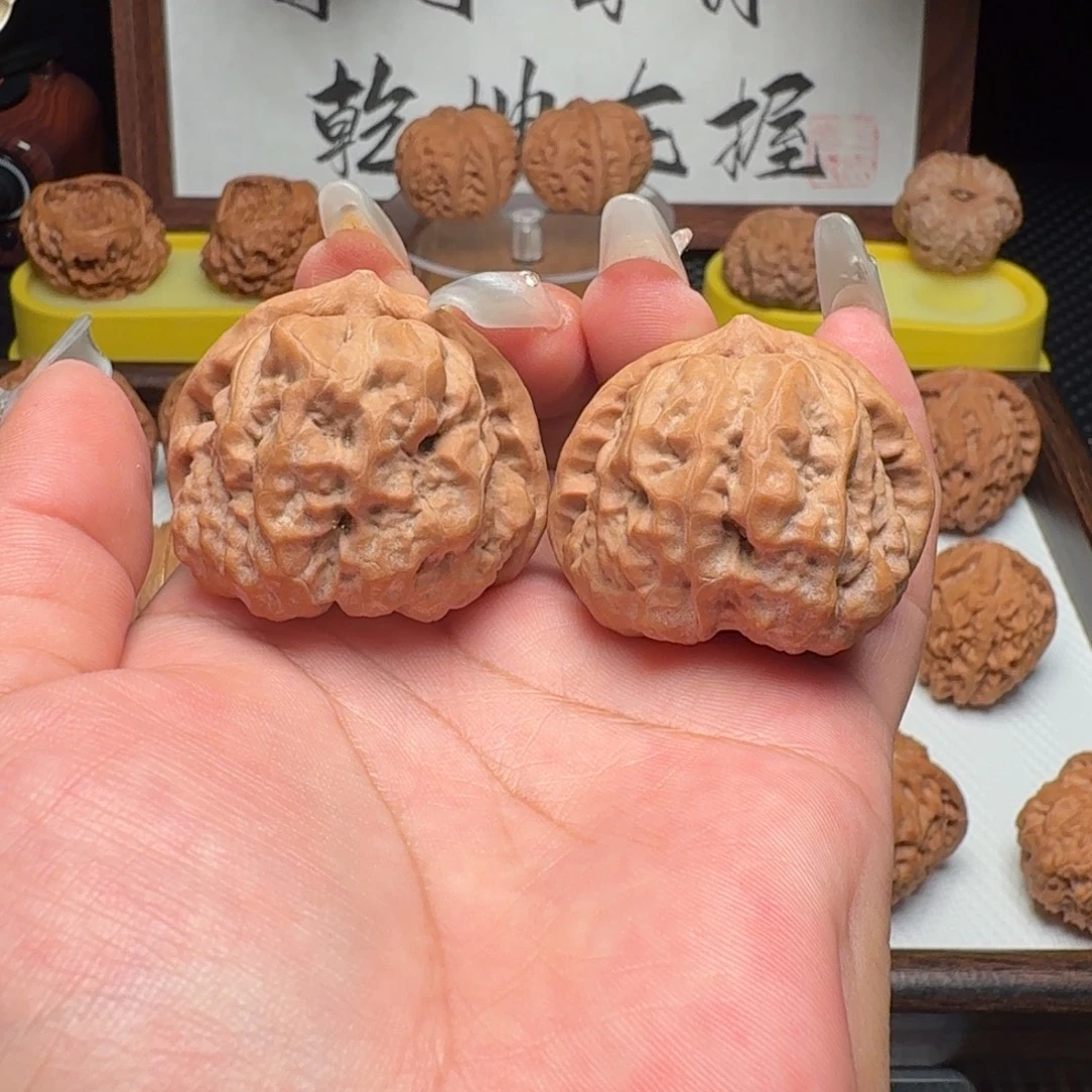 文玩核桃吊坠全品无修白茬蛤蟆头39尺