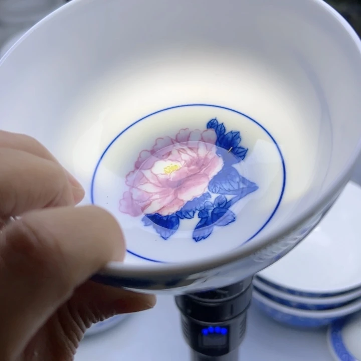 杯手绘微瑕五寸陶瓷一个