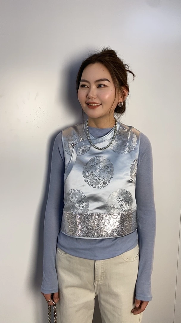 2025新款双瑞亮片马甲