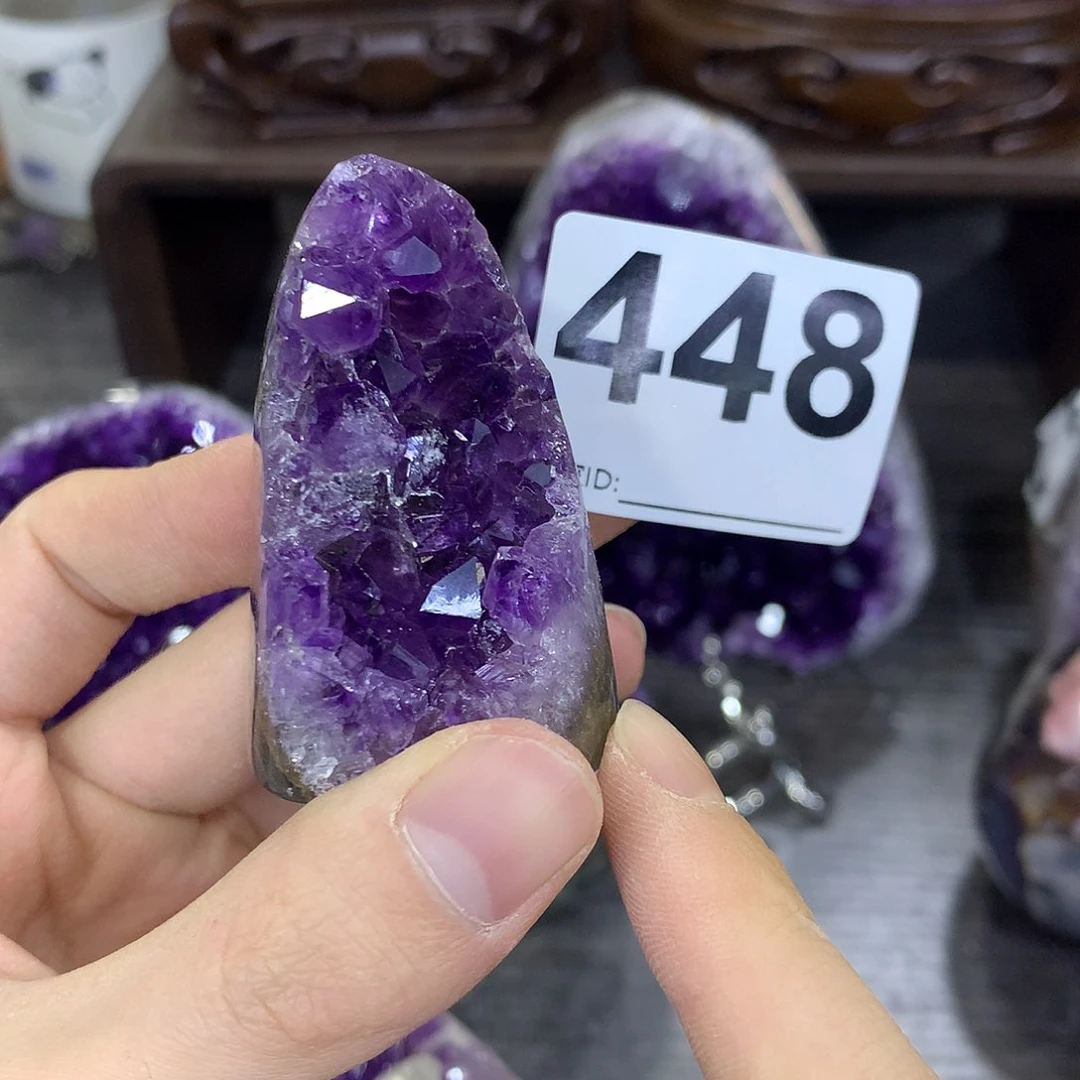 紫晶珠宝半成品未镶嵌448