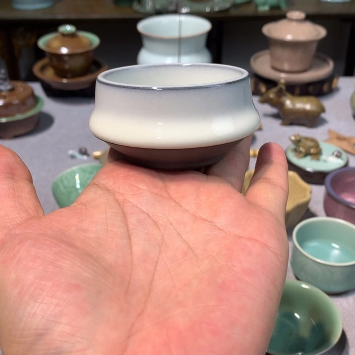 龙泉青瓷手工普洱杯