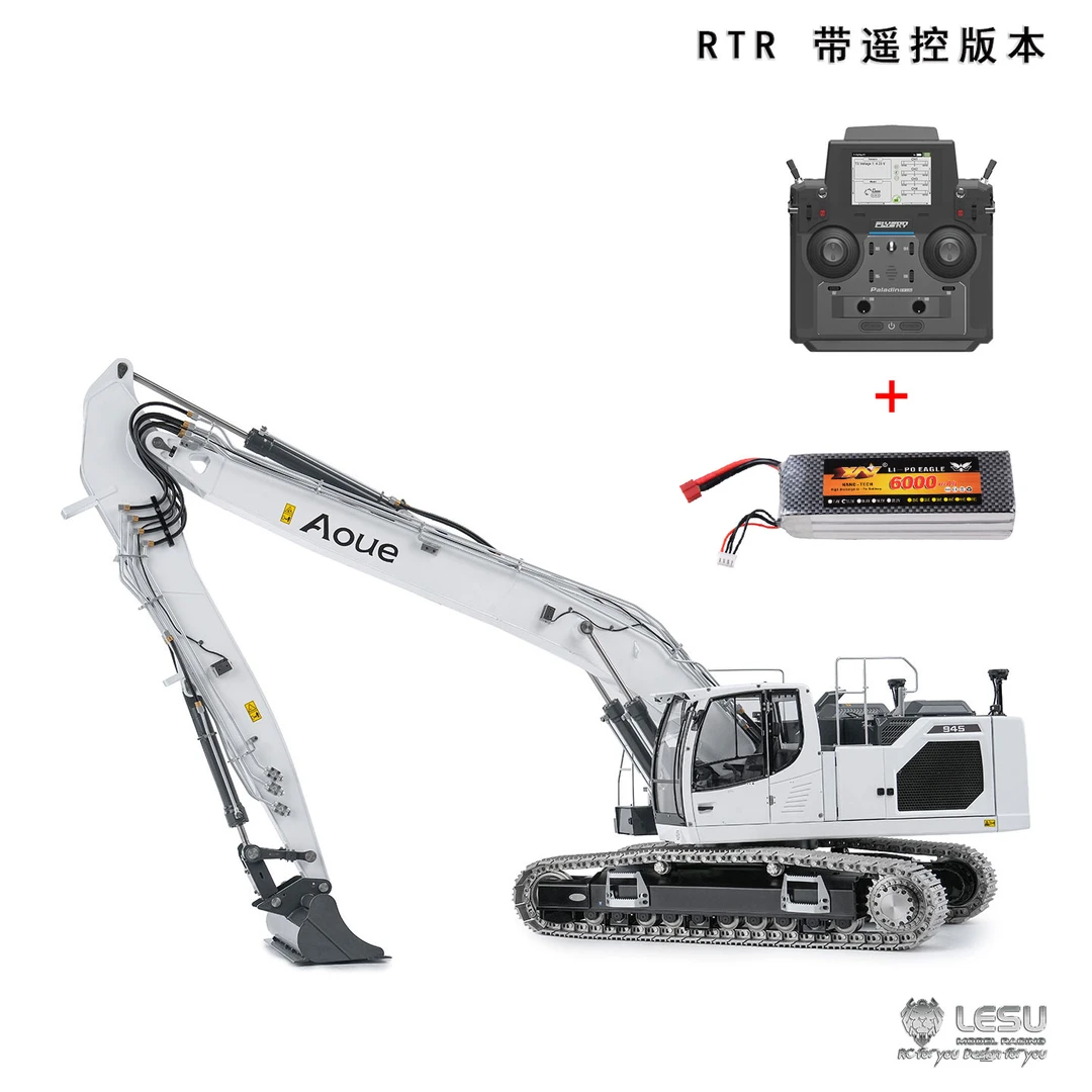 1/14工程遥控液压模型CNC 7路换向阀Aoue-945长臂挖掘机 BA-B0034