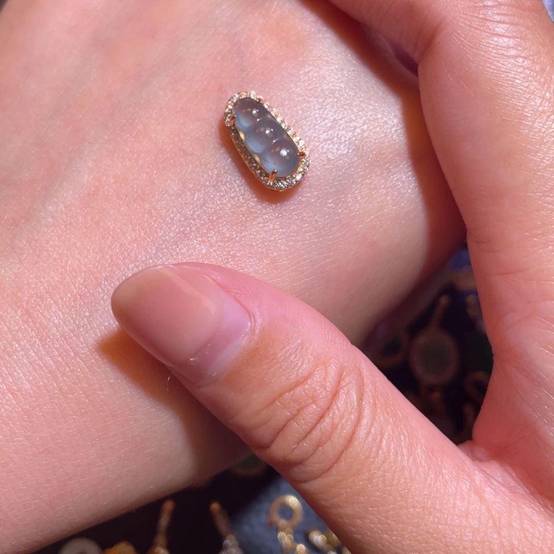 翡翠银S925镶嵌颈饰