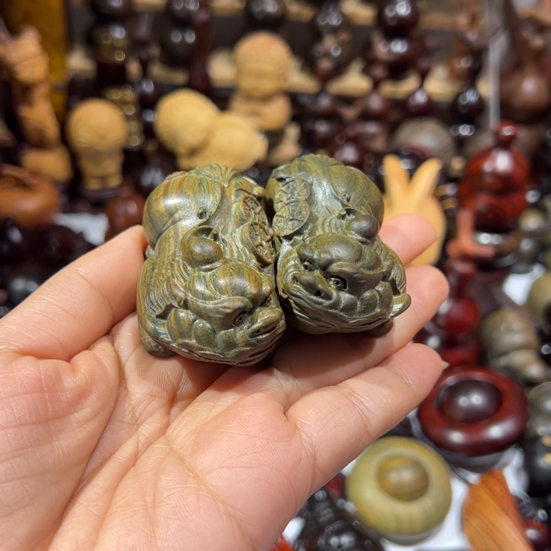 香榧木绿檀绿檀貔貅