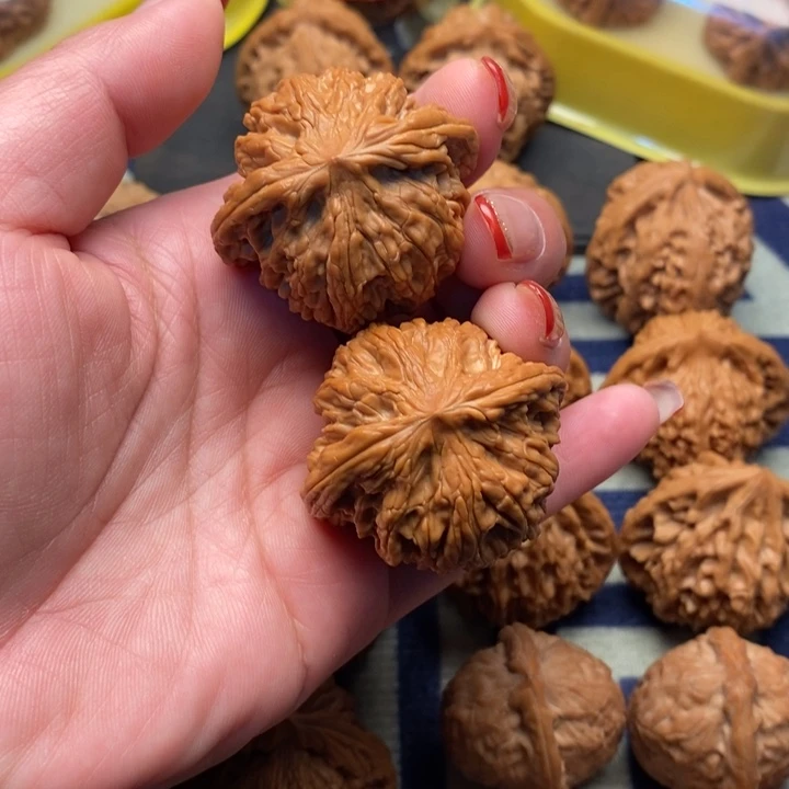 文玩核桃把件磨盘41