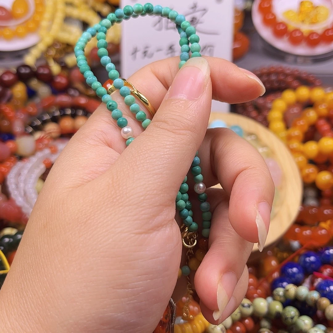 白***店玛瑙/玉髓未镶嵌颈饰54409