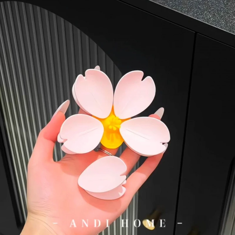 樱花封口夹家用可爱零食密封夹厨房食物封口创意高颜值磁吸贴