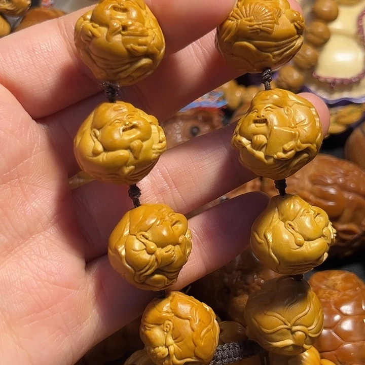 手串/手链橄榄核荷叶财神