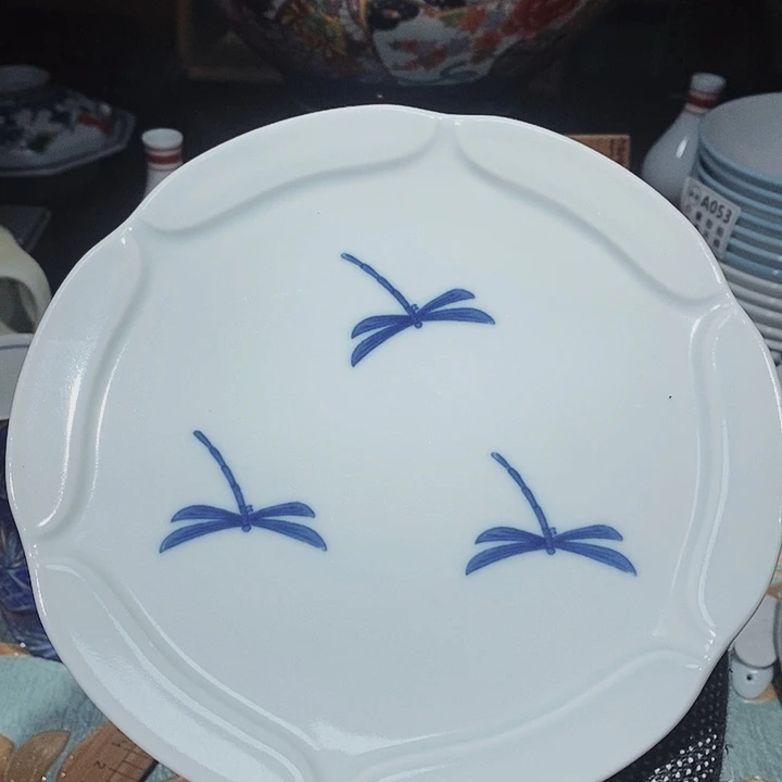 瓷片新年快乐万事如意