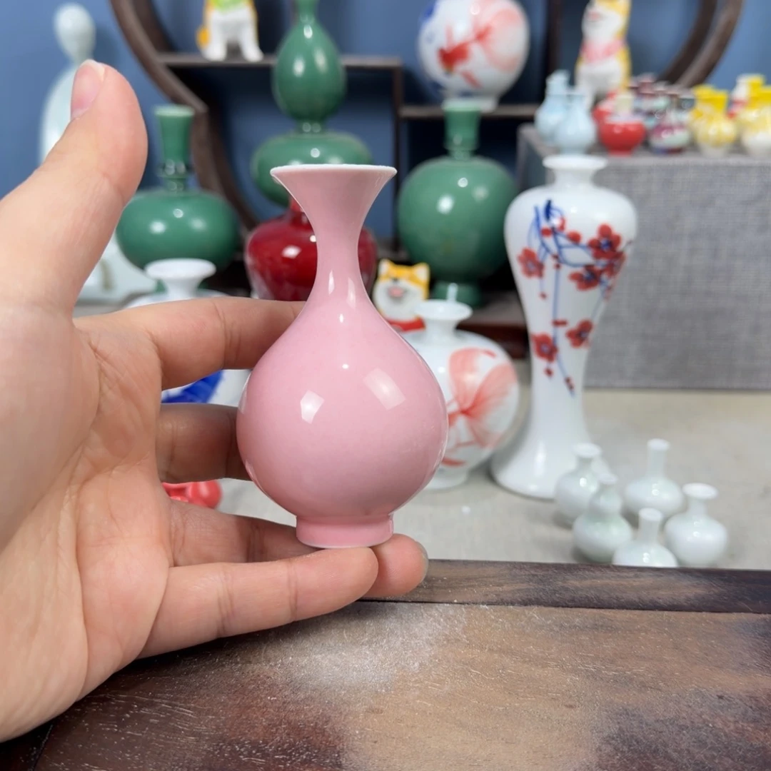 陶瓷手工小花器摆件