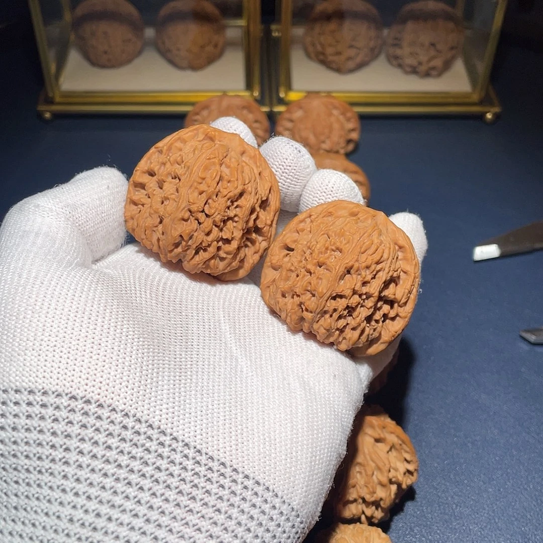 文玩核桃把件44南疆石