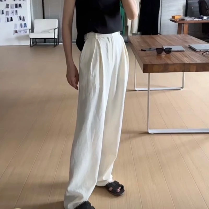 汉麻裤极简风经典西装休闲裤S1156