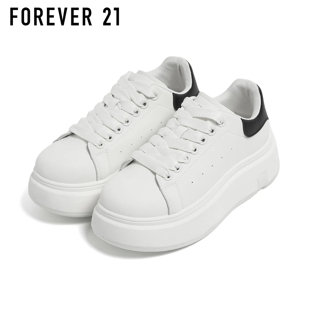 双11好物F21小白鞋女增高6cm2025新款秋季厚底超火轻便休闲板鞋