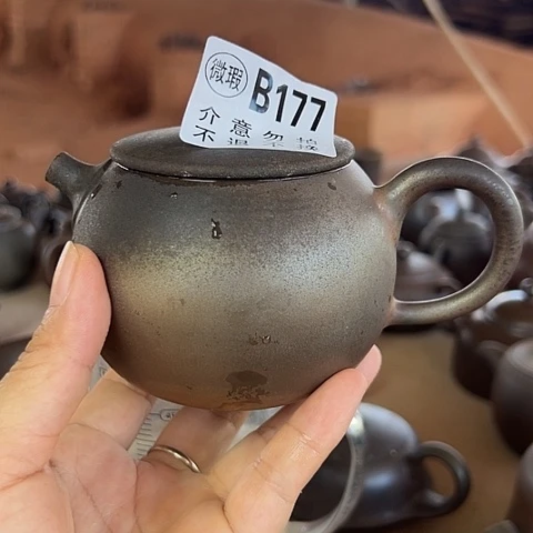 戬谷龙窑柴烧茶壶177