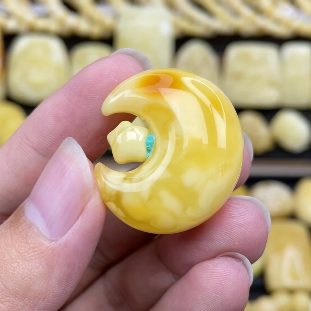裸石琥珀未镶嵌琥珀蜜蜡