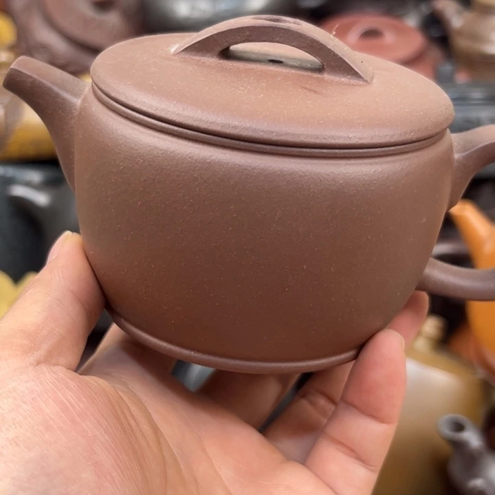 茶壶紫砂紫砂壶扭花泥