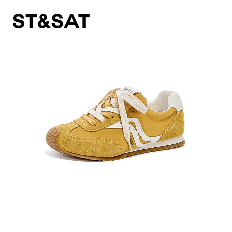 星期六复古阿甘鞋运动休闲鞋女款2025春季新款百搭潮流德训鞋轻便