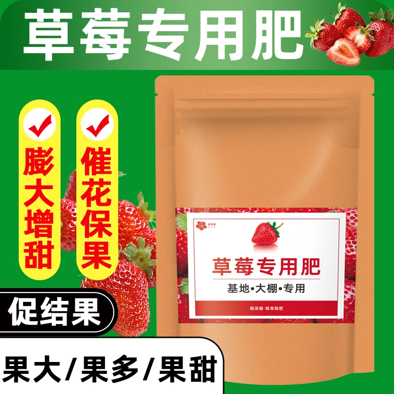 大袋装【草莓专用肥】草莓肥料草莓专用颗粒有机肥促开花结果红莓