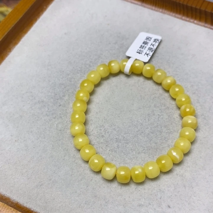 未镶嵌蜜蜡裸石串