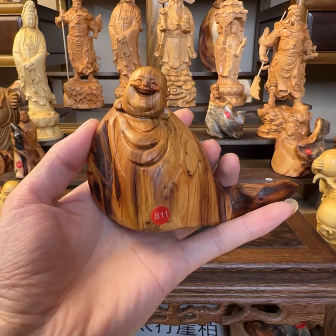 崖柏小木匠艺雕一物一拍
