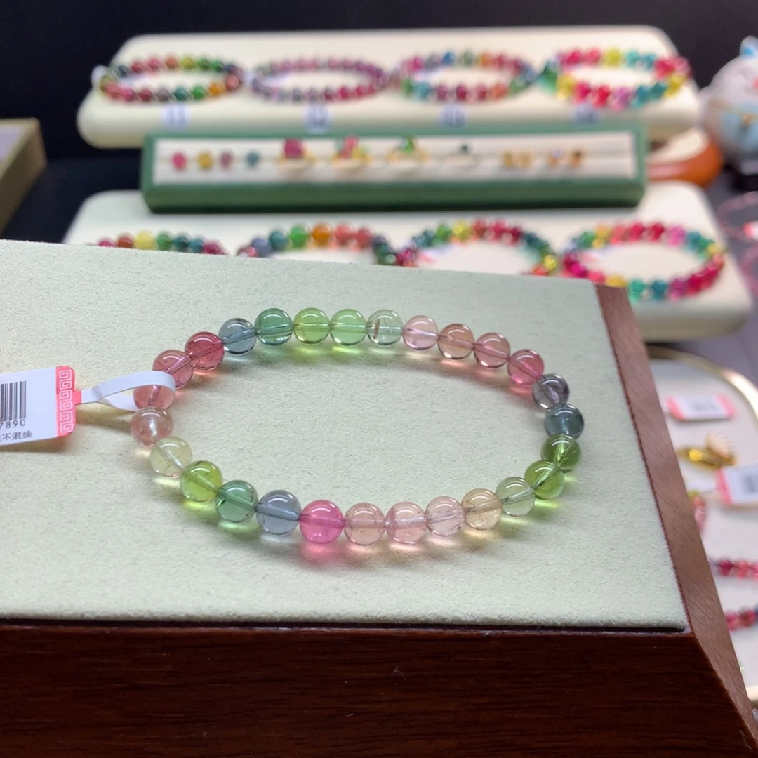 未镶嵌手串碧玺人鱼色