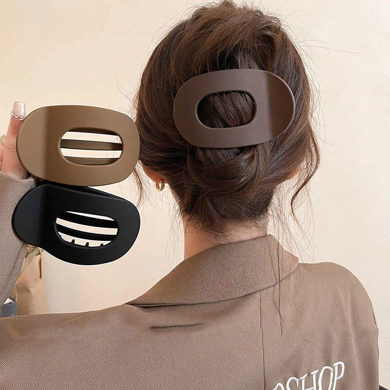 2025新款气质鸭嘴夹发夹女后脑勺高级感盘发大号鲨鱼夹抓夹发饰冬