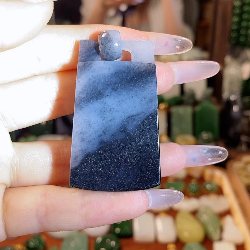 【闪购商品】和田玉未镶嵌吊坠(赠链)