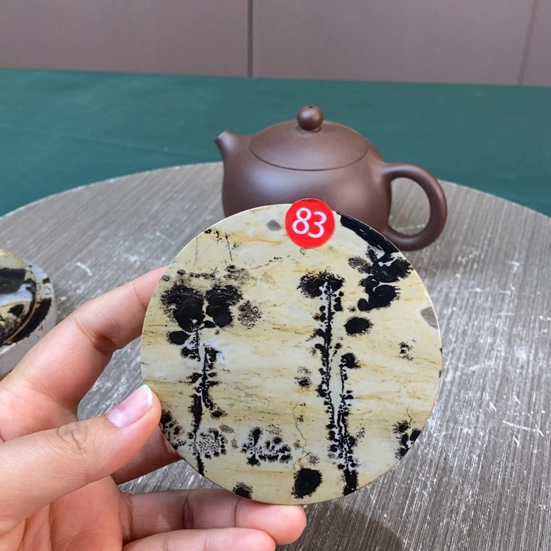 石材广西国画石草花石