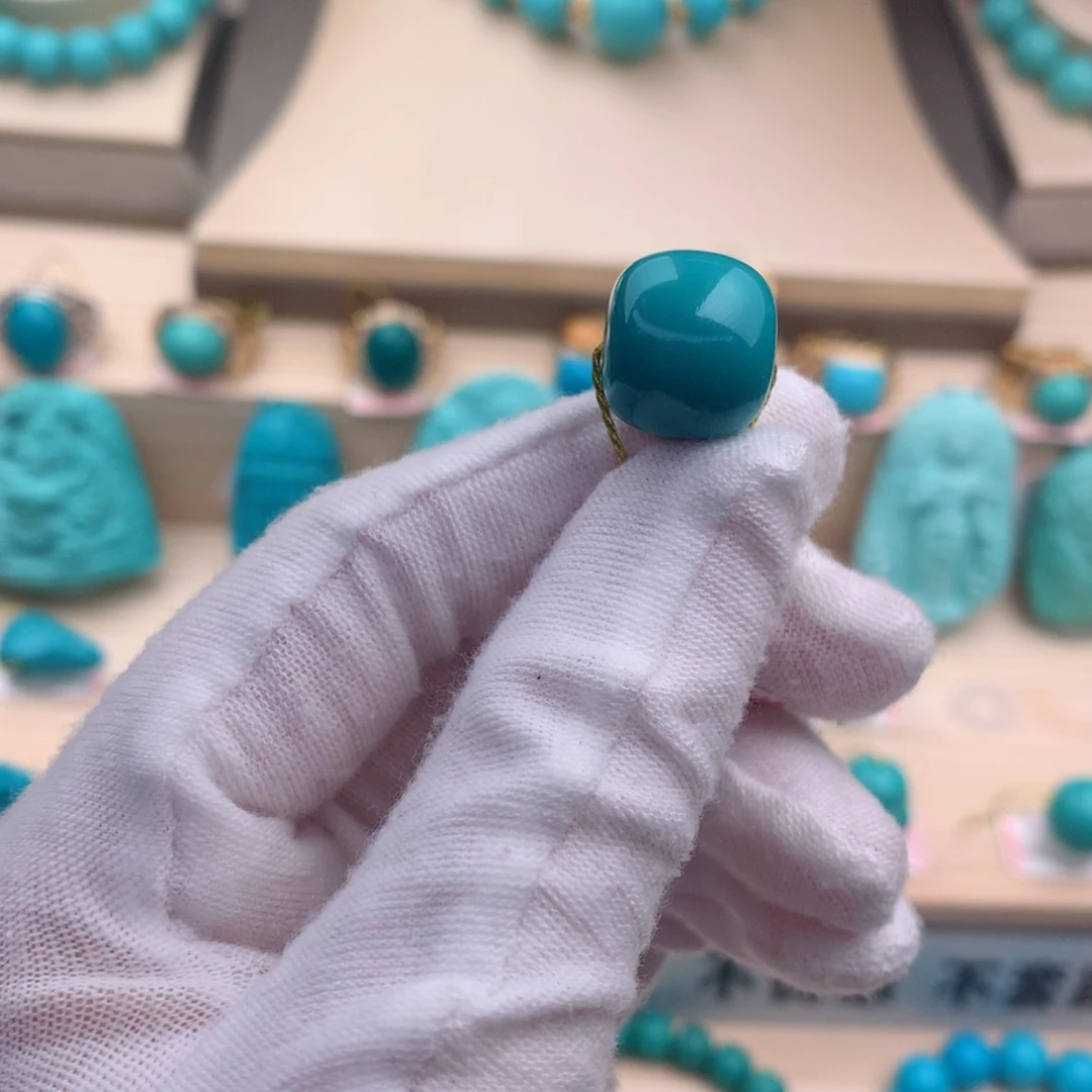 绿松石珠宝奇石未镶嵌