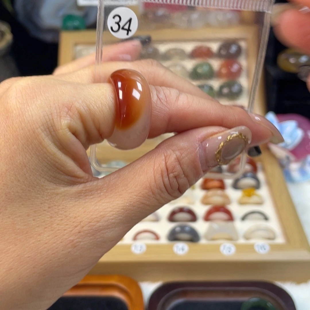 玛瑙/玉髓未镶嵌戒指15